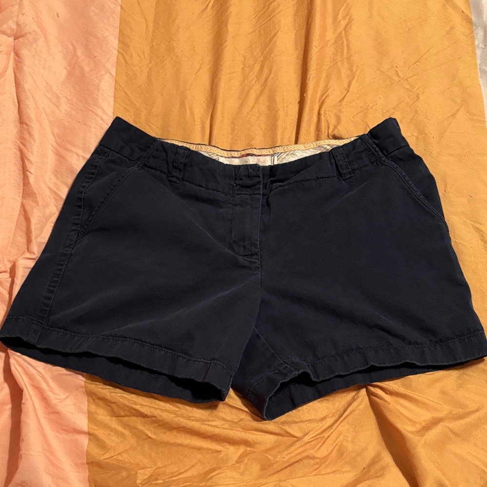 J. Crew Factory Women's Dark Blue Cargo Shorts